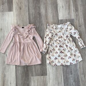 Bundle of 2 Fall Dresses - Toddler Girl 3T